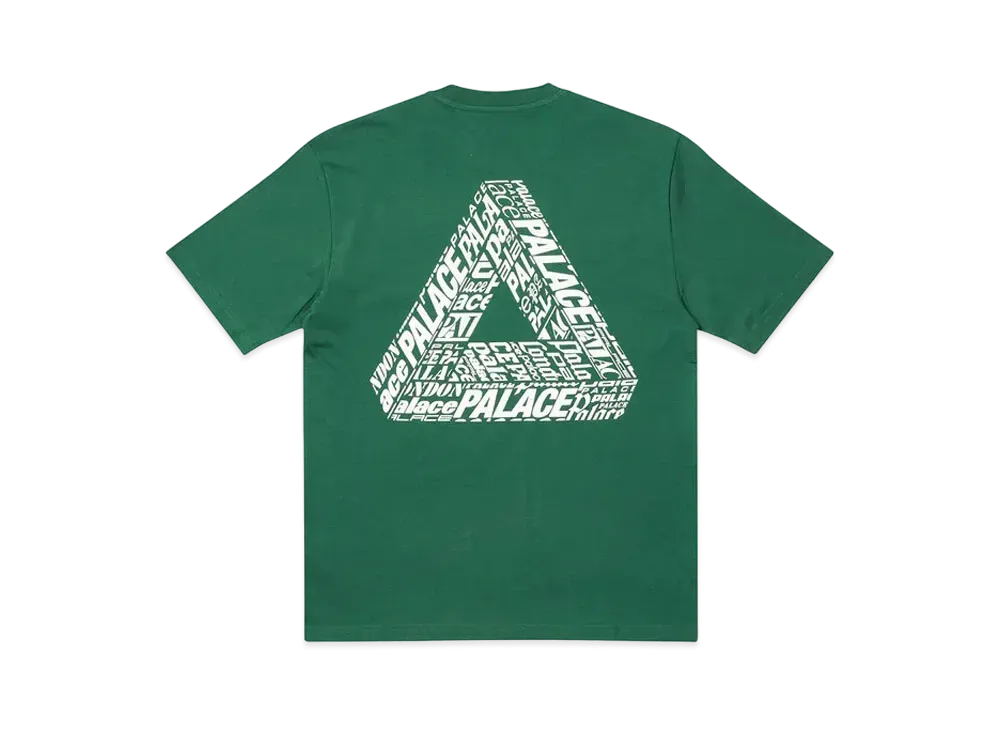 PALACE Tri-Text T-Shirt "Green"