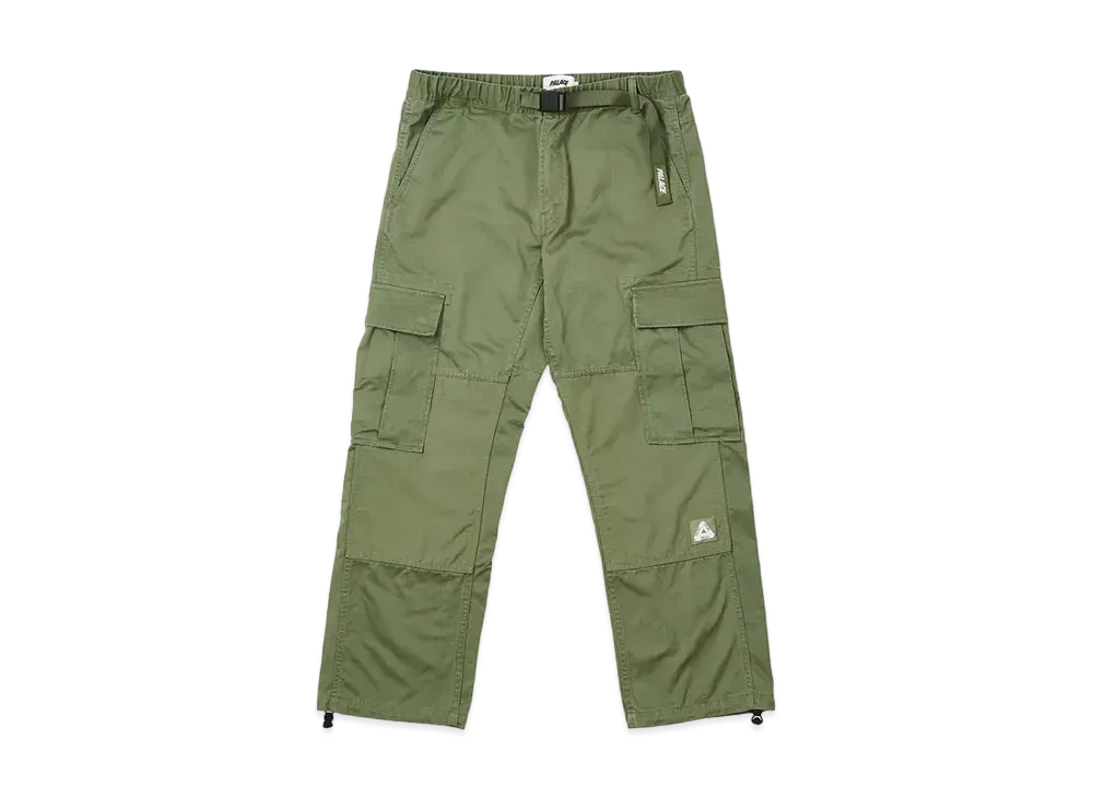 PALACE 2 Tone Belter Trousers "Olive"