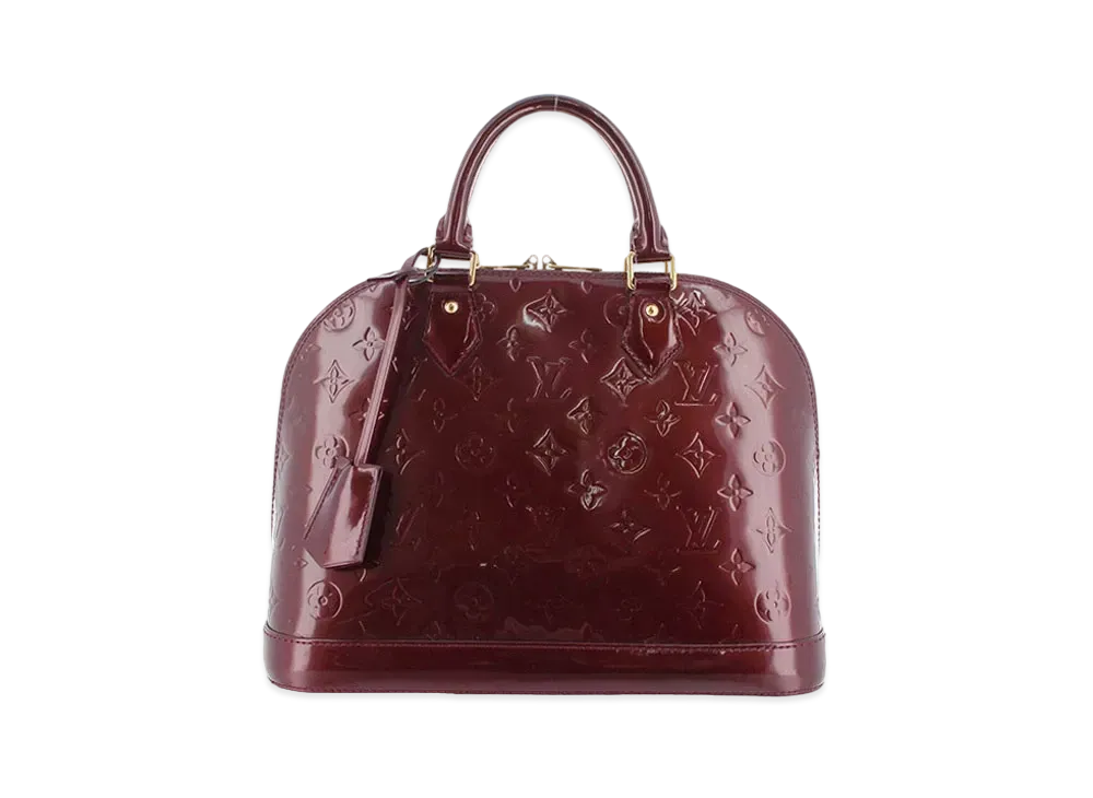 Louis Vuitton Alma PM Monogram Vernis "Rouge Forvist"