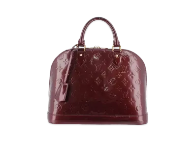 Louis Vuitton Alma PM Monogram Vernis "Rouge Forvist"