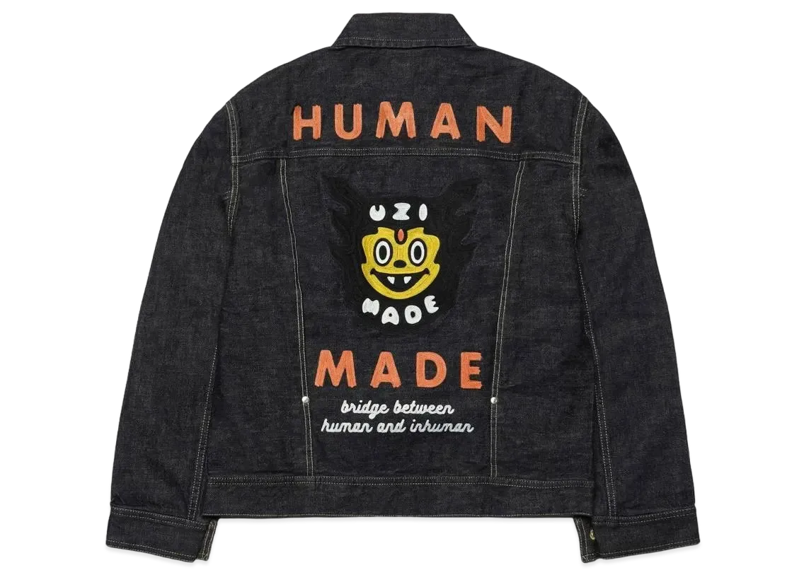 HUMAN MADE UZI MADE DENIM JACKET "Indigo"