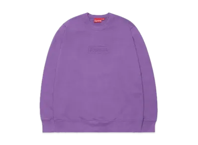 Supreme Cutout Logo Crewneck "Violet"