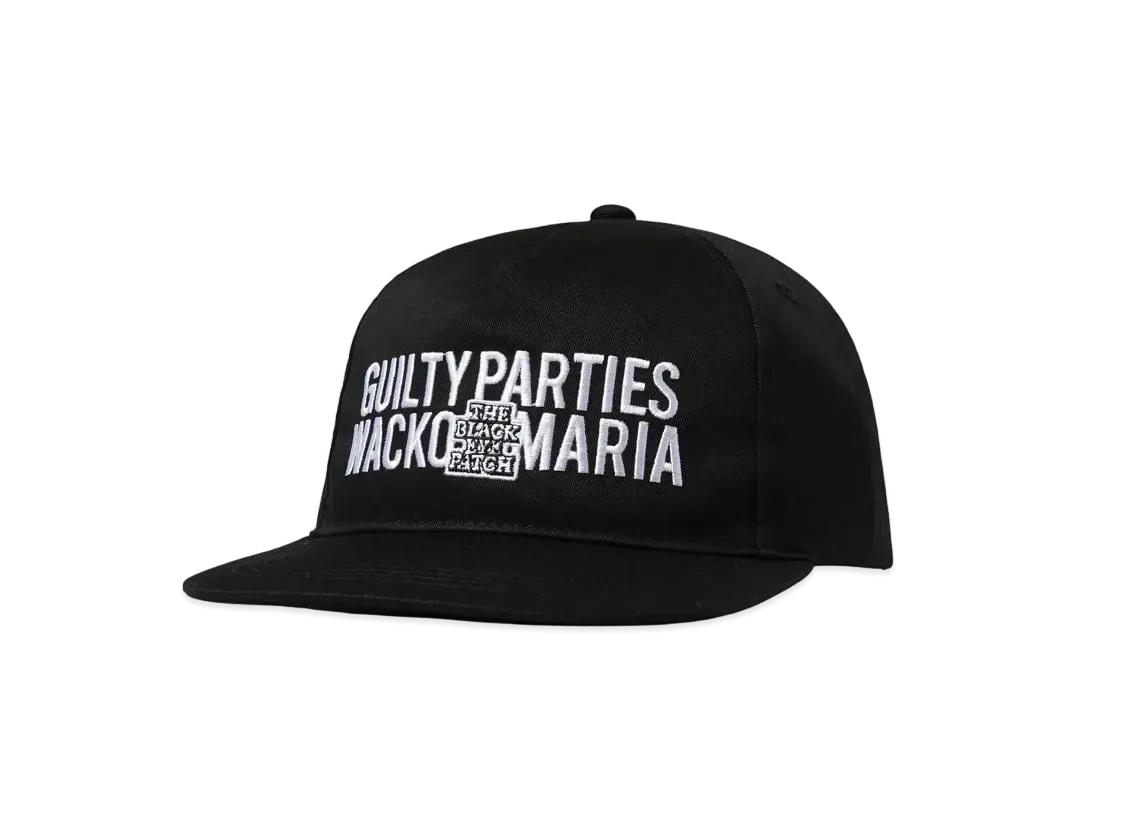 Black Eye Patch WACKO MARIA Snapback Cap "Black"