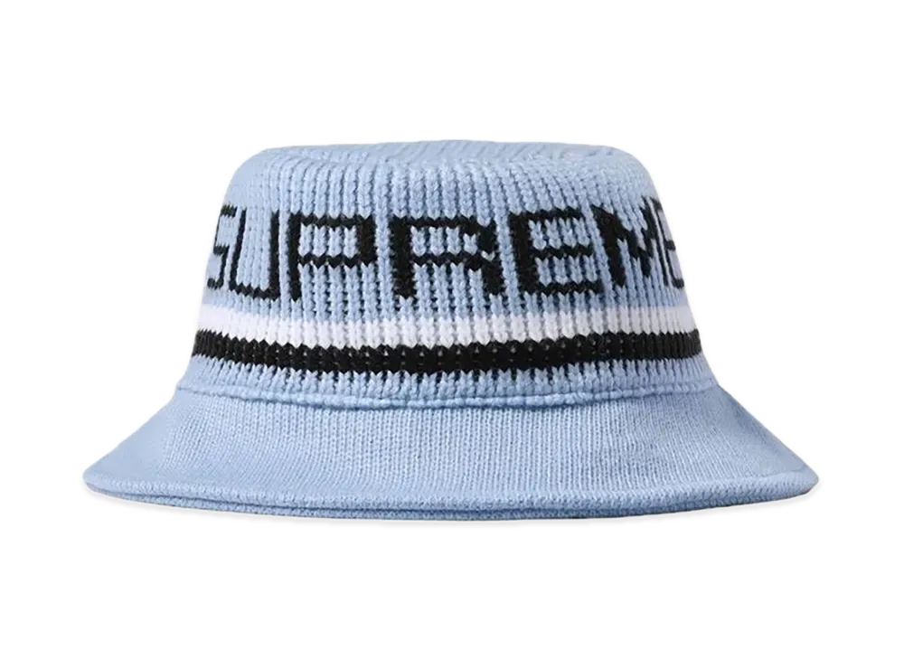 Supreme Knit Logo Crusher "Blue"