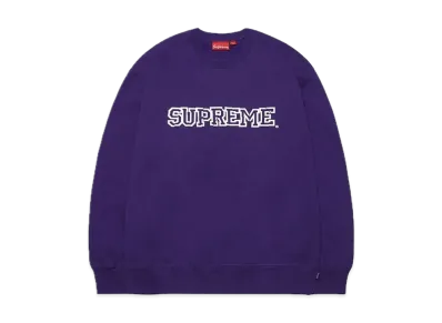Supreme Shattered Logo Crewneck "Purple"