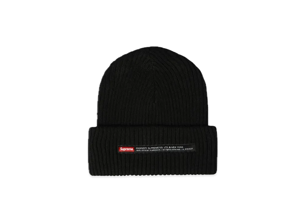 Supreme Property Label Beanie "Black"