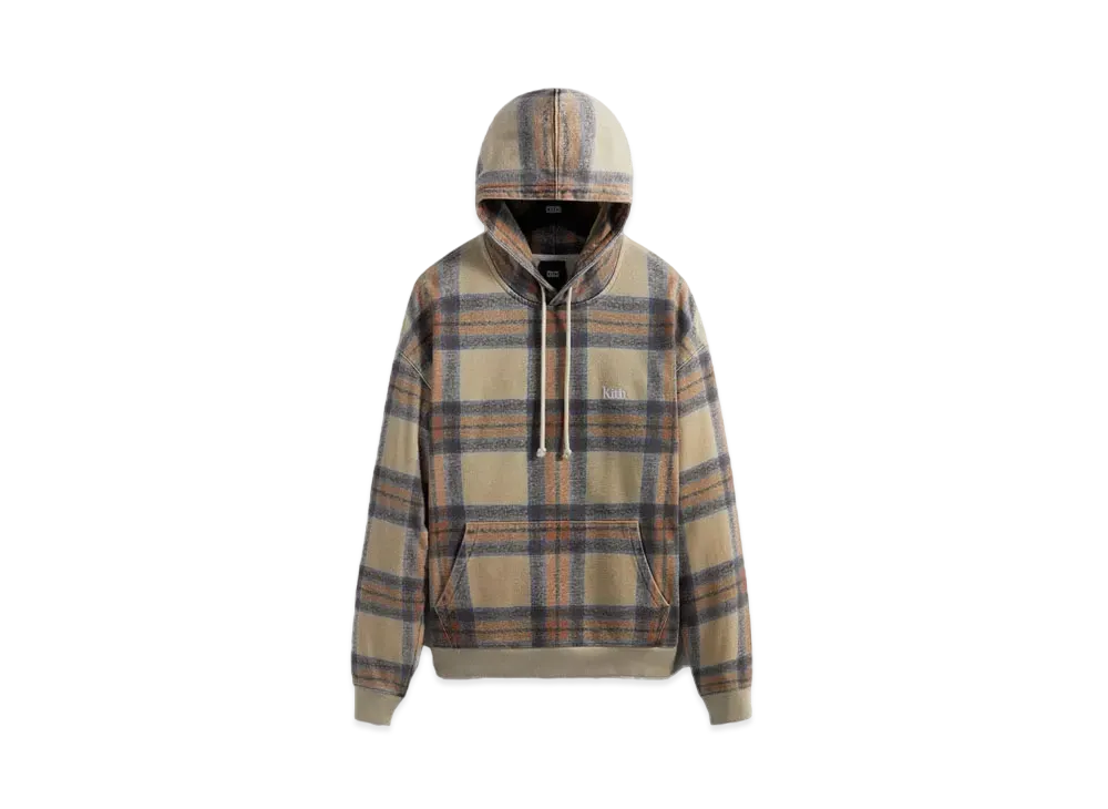 Kith Plaid Williams III Hoodie "Canvas"