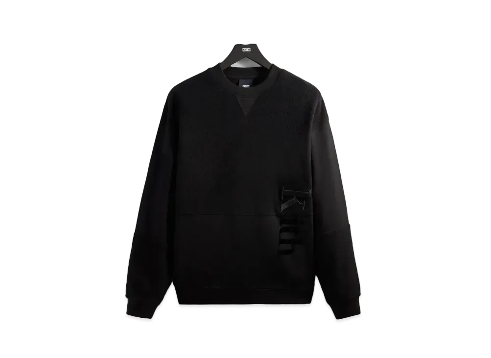 Kith Reverse Paneled Crewneck "Black"