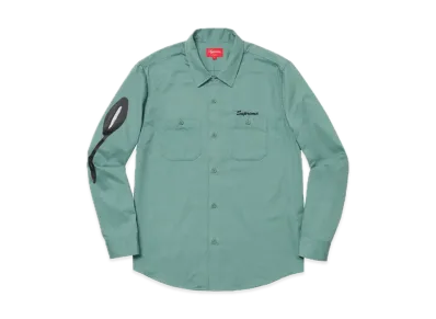Supreme Rose L/S Work Shirt "Dusty Green"