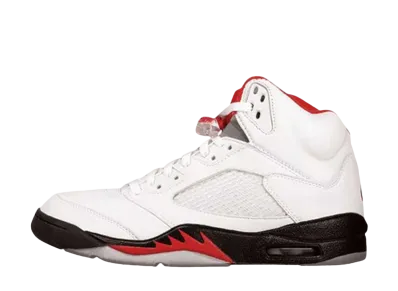 Nike Air Jordan 5 "Fire Red/Silver Tongue" (1990)