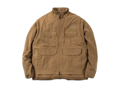 The North Face x Invincible Designed By Shinsuke Nakada 2 In 1 Denali Jacket "Beige"