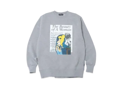 GOD SELECTION XXX Crew Neck Sweat Shirt GX-A23-CN-01 "Gray"