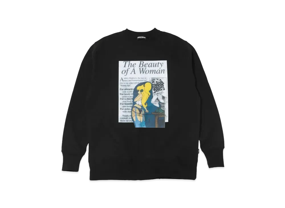 GOD SELECTION XXX Crew Neck Sweat Shirt GX-A23-CN-01 "Black"