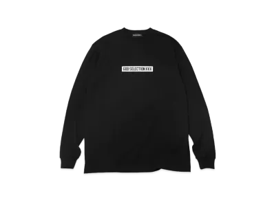 GOD SELECTION XXX Long Sleeve T-Shirt GX-A23-LT-02 "Black"