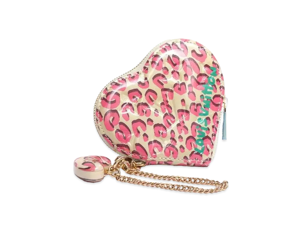 Louis Vuitton Coeur Coin Purse Vernis Leopard "Broncorail"