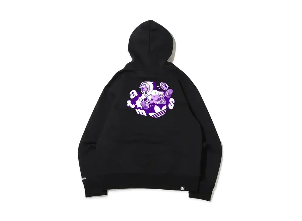 atmos x adidas Adimatic Hoodie atmos Nalu "Black"