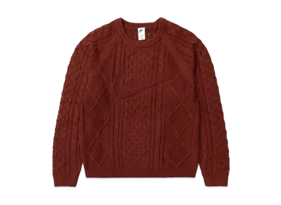 Nike M NL Cable Knit Sweater LS "Oxen Brown"