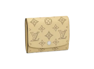 Louis Vuitton Iris Wallet Compact Mahina Leather Japan Exclusive "Banana"