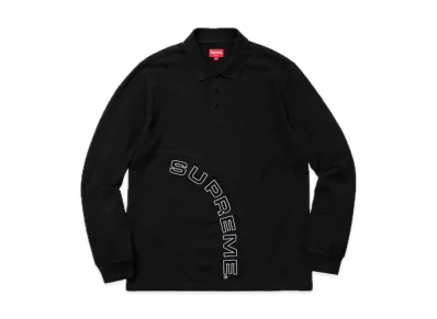Supreme Corner Arc L/S Polo "Black"