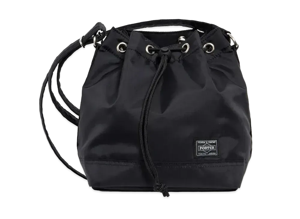 PORTER x Comme des Garçons Kinnchaku Bag "Black"