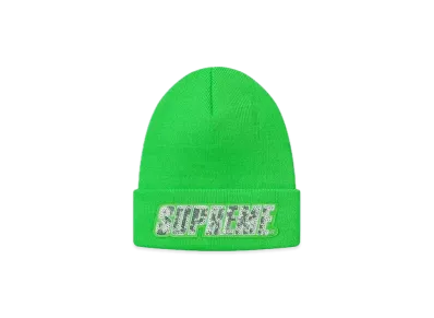 Supreme Sequin Beanie "Lime"
