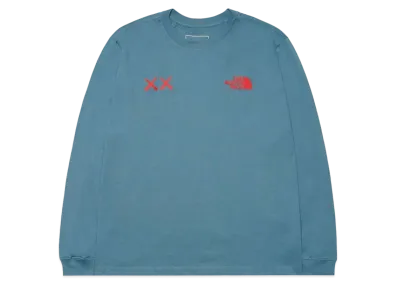 The North Face Kaws L/S Tee "Mallard Blue"