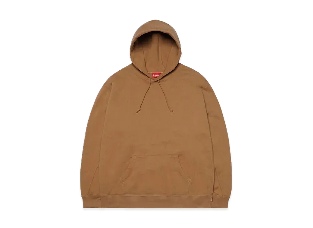 Supreme Cropped Panels Hooded Sweatshirt "Light Brown"