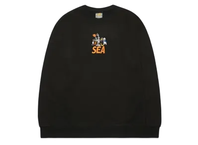 WIND AND SEA SPACE JAM (TUNE-SQUAD) CREWNECK "Black"