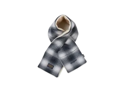 NEIGHBORHOOD x PENDLETON . Check Boa Muffler . WO "Black"