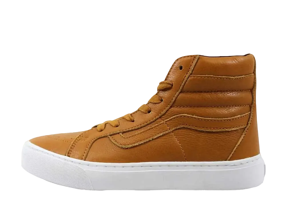 バンズ スケートハイ カップ "ゴールド レザー"