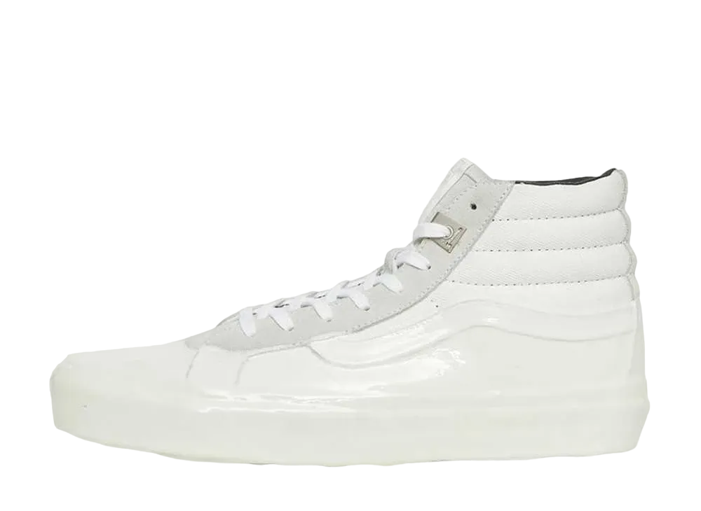 アリクス × バンズ スケートハイ ラバー ディップト "シャイニー ホワイト"