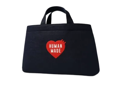 HUMAN MADE FELT TOTE BAG LARGE "Navy"
