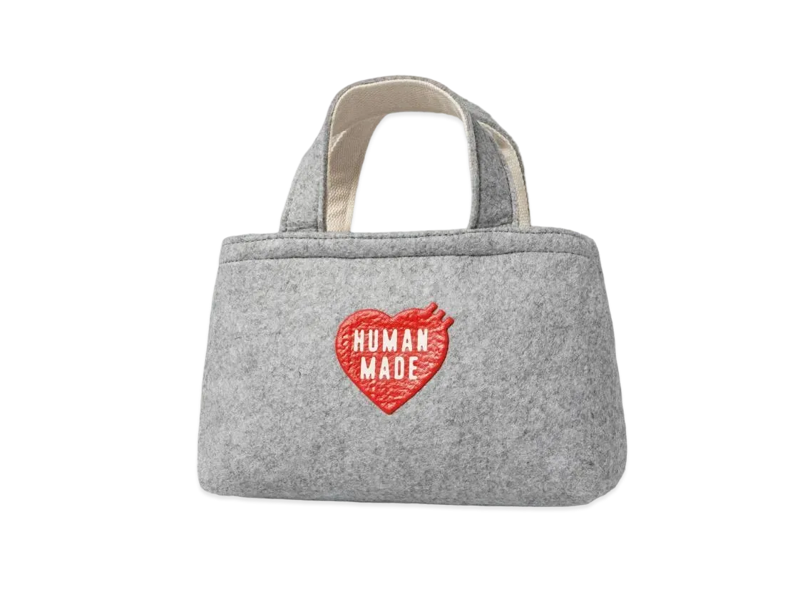 HUMAN MADE FELT TOTE BAG LARGE "Grey"