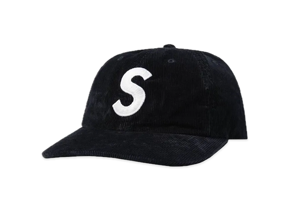 Supreme Fine Wale Corduroy S Logo 6-Panel  "Navy"