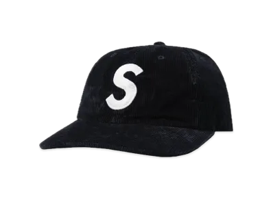 Supreme Fine Wale Corduroy S Logo 6-Panel "Navy"