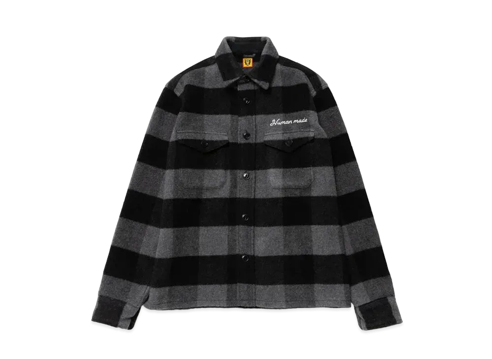 HUMAN MADE WOOL OVERSHIRT "Black"