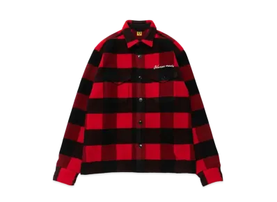 HUMAN MADE WOOL OVERSHIRT "Red"