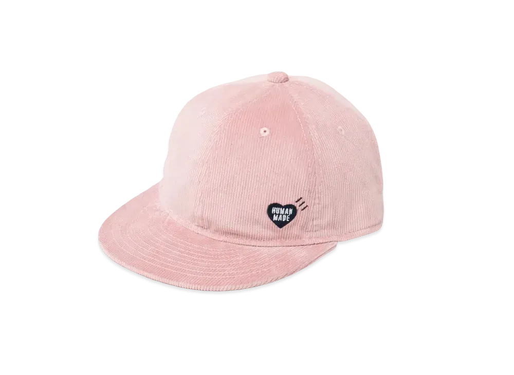 Human made 6PANEL CORDUROY CAP ピンク Human Made Corduroy Heart