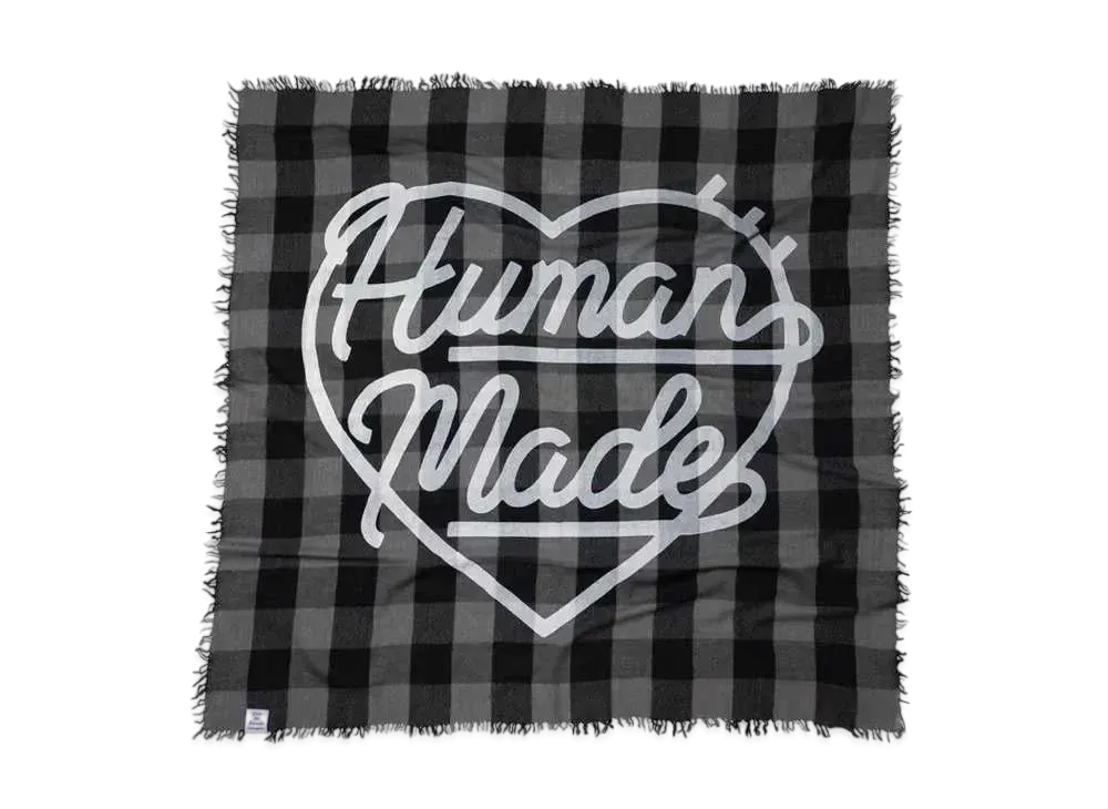 HUMAN MADE WOOL STOLE "Black"