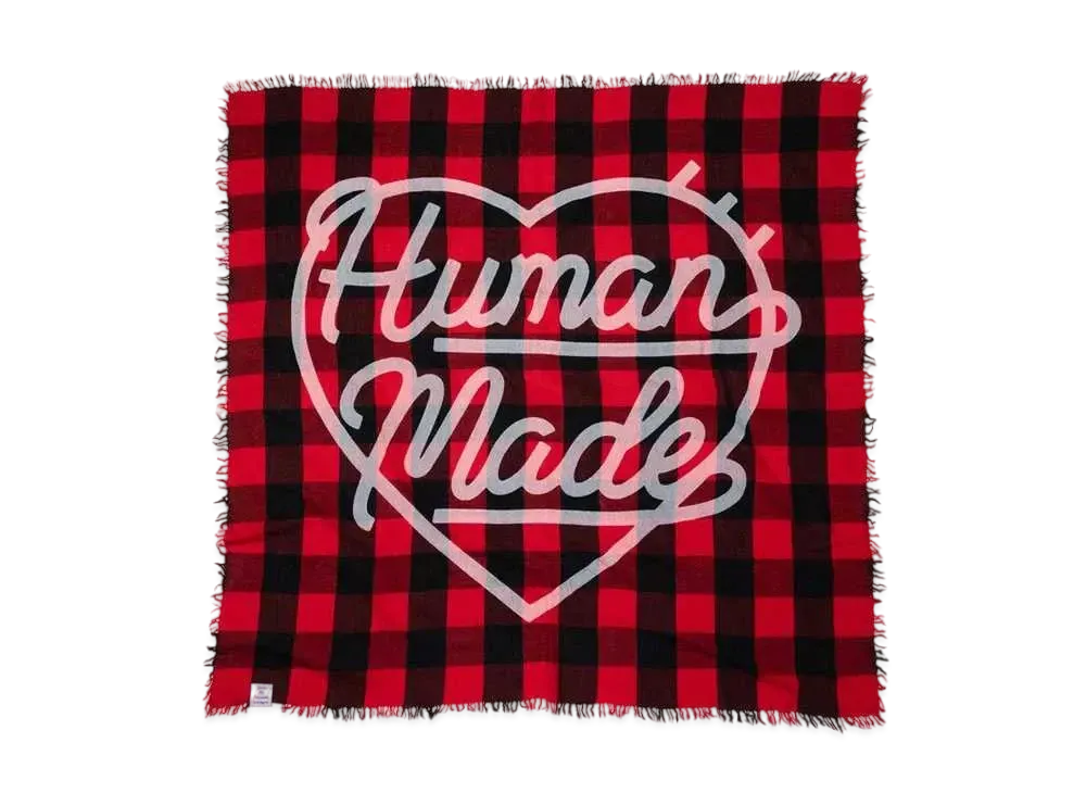 HUMAN MADE WOOL STOLE "Red"