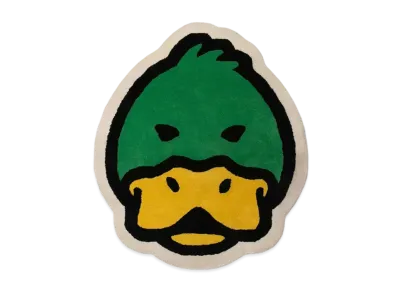 HUMAN MADE DUCK FACE RUG LARGE "Green"