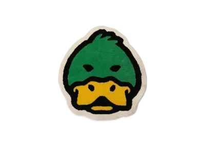 HUMAN MADE DUCK FACE RUG SMALL "Green"