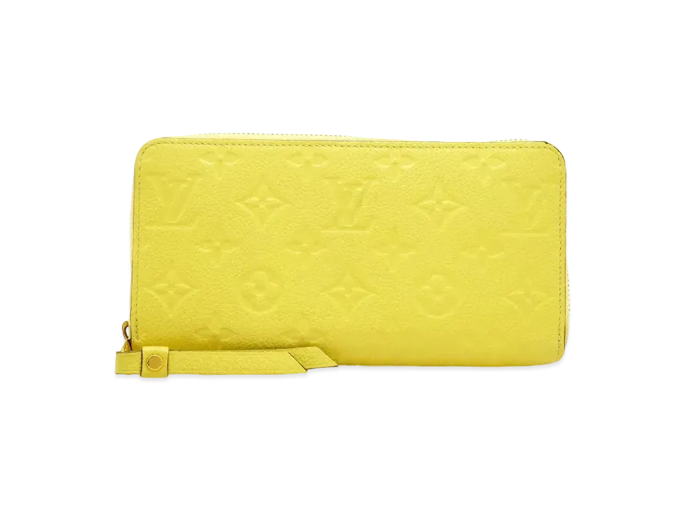 Louis Vuitton Zippy Wallet Monogram Empreinte "Citrine"