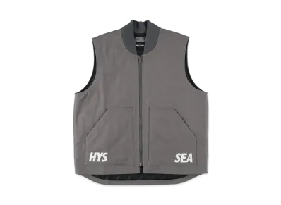 WIND AND SEA x HYSTERIC GLAMOUR Vest "Gray"