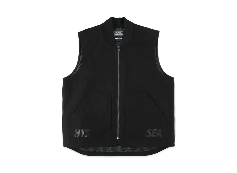 WIND AND SEA x HYSTERIC GLAMOUR Vest "Black"