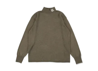 WIND AND SEA x HYSTERIC GLAMOUR Mock Neck Shirt "Olive"