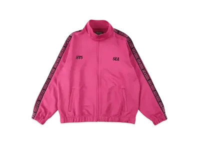 WIND AND SEA x HYSTERIC GLAMOUR Zip Up Jersey "Burgundy"