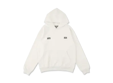 WIND AND SEA x HYSTERIC GLAMOUR Logo Hoodie "White"