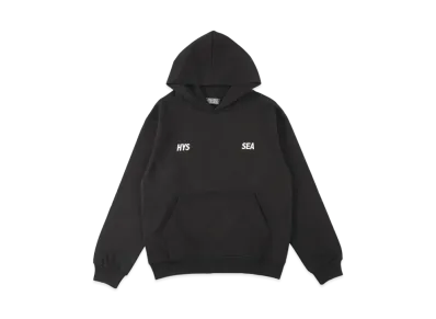 WIND AND SEA x HYSTERIC GLAMOUR Logo Hoodie "Black"