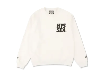 WIND AND SEA x HYSTERIC GLAMOUR Crew Neck Sweat "White"